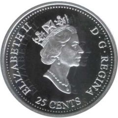 25 Cents - Elizabeth II Natural Legacy, silver