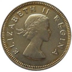 3 Pence - Elizabeth II 1st portrait