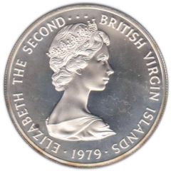 5 Dollars - Elizabeth II Snowy Egret, Silver Proof