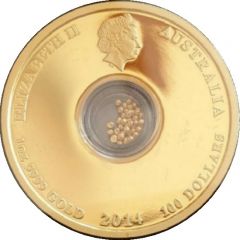 100 Dollars - Elizabeth II 4th Portrait - Treasures of the World_Gold Bullion Coin