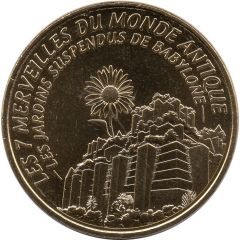 Monnaie de Paris Tourist Token - Les 7 merveilles du monde antique Les jardins suspendus de Babylone