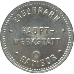 1 Pfennig - Ratibor Eisenbahn Haupt Werkstatt