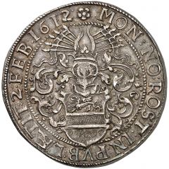 1 Thaler Baptism of Prince Hans Christoph