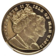 1/2 Angel - Elizabeth II Archangel Michael, Diamond Jubilee, Piefort