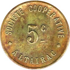 5 Centimes - Société Coopérative Altayrac