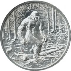 2 oz Silver Intaglio Mint - Bigfoot