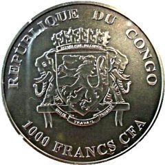 1000 Francs CFA Meerkats