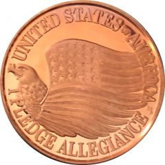 1 oz Copper USA - I Pledge Allegiance