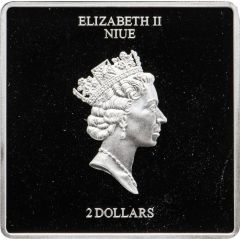 2 Dollars - Elizabeth II The Raising of the Cross: 2/3