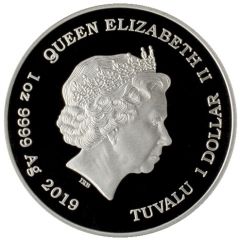 1 Dollar - Elizabeth II Homer Simpson