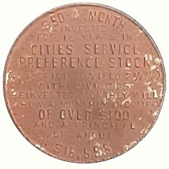 Token - Cities Service Preferred Stock