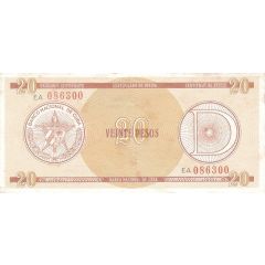 20 Pesos `D` Foreign Exchange Certificate-Round `D`