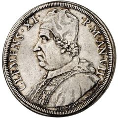 1 Piastra - Clemente XI DONA NOBIS PACEM