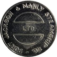 Token - Port Jackson and Manly Ferry Transit Token