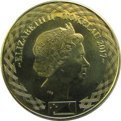 1 Dollar - Elizabeth II Man with Shell