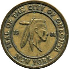 Token - Seal of The City of Oneonta Oneonta, New York