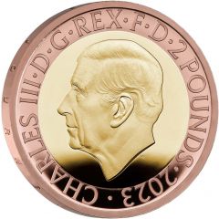 2 Pounds - Charles III Flying Scotsman Centenary, Gold Proof