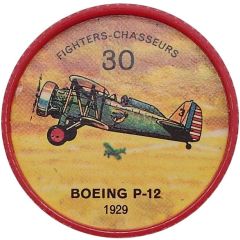 Token - Jell-O Aircraft #30, Boeing P-12