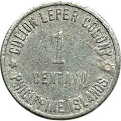 1 Centavo Culion Island Leper Colony