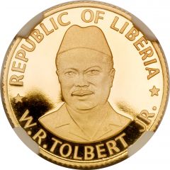 100 Dollars Inauguration of President Tolbert