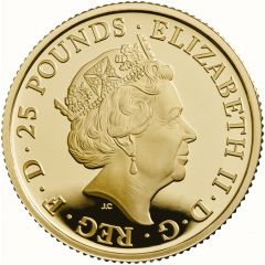 25 Pounds - Elizabeth II Four Generations of Royalty, Gold Proof