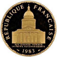 100 Francs Panthéon, Gold piedfort issue