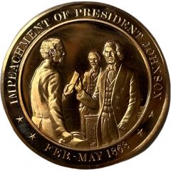 Medal - History of the United States Impeachment of President Johnson
