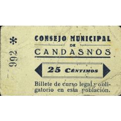25 Céntimos Candasnos