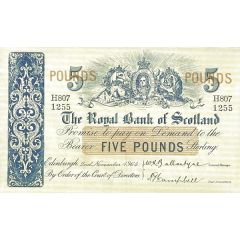 5 Pounds Royal Bank of Scotland
