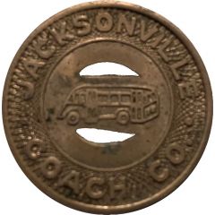 Token - Jacksonville Coach Co. Jacksonville, Florida
