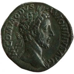 Sestertius - Commodus FEL AVG TR P VI IMP IIII COS III P P S C, Felicitas