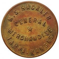 1 Dollar - M. S. Hackler Tampa, Kansas