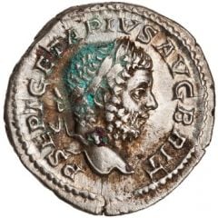 Denarius - Geta TR P III COS II P P, Felicitas