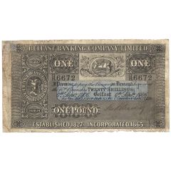 1 Pound Belfast Banking Company