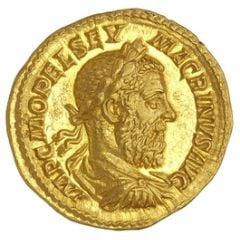 Aureus - Macrinus P M TR P II COS P P, Annona