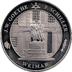 Medal - Weimar Göhte and Schiller
