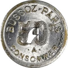 50 centimes à consommer - Bussoz - Paris [75]