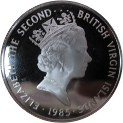 20 Dollars - Elizabeth II Porcelain Bottle