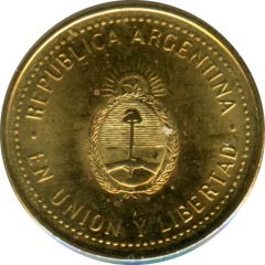 10 Centavos smooth edge, magnetic