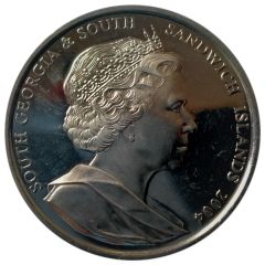 2 Pounds - Elizabeth II Sir Ernest Shackleton