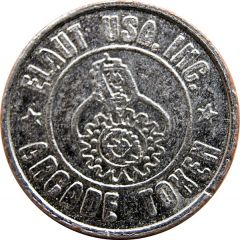 Arcade Token - Elaut USA / PinballSales.com Tom`s River, New Jersey