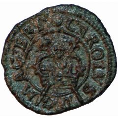 1 Farthing - Charles I Rose issue, mules of types 4a and 4b