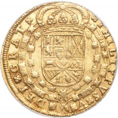 8 Escudos - Felipe V Seville,1st type