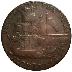 1/2 Penny Lothian - Leith