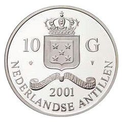 10 Gulden - Beatrix Napoleon Bonaparte 20 Francs