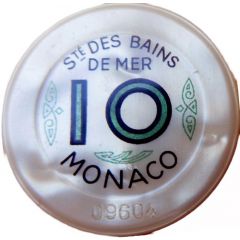 10 francs - Casino de Monte-Carlo