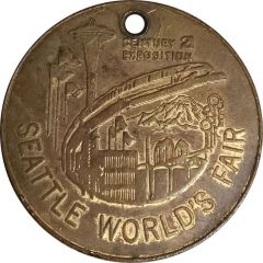 Token - Seattle World's Fair 1962 Seattle, Washington