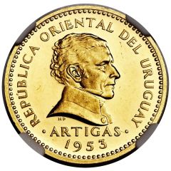 10 Centésimos Gold Pattern