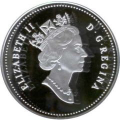 50 Cents - Elizabeth II 3rd portrait