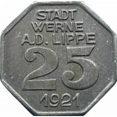 25 Pfennig - Werne a. d. Lippe
